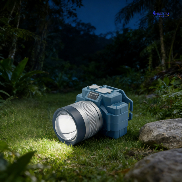 视尔途 32MM伸缩变焦强光锂电头灯-V585