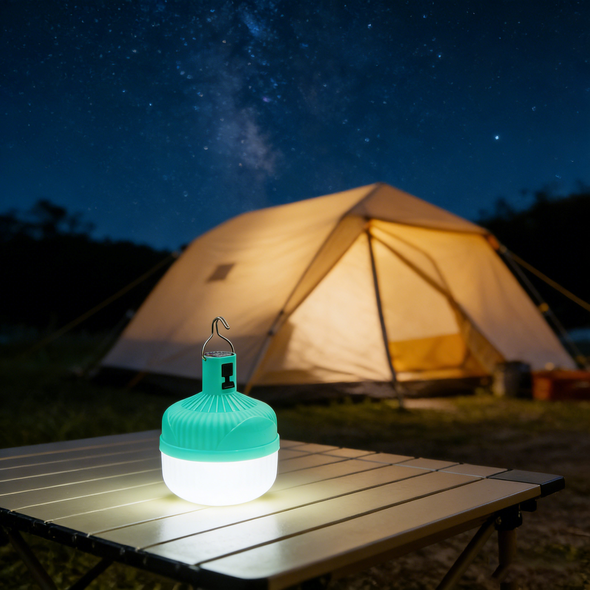 十二图多功能户外应急充电球泡灯-663